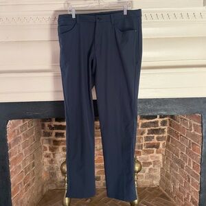 Lululemon Pants Men’s 36x30 Navy ABC Classic Fit 5 Pocket Dress Pant